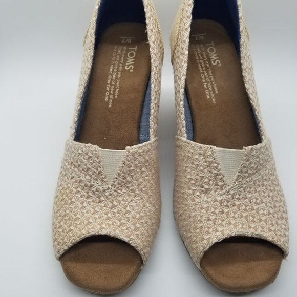 Toms Wedge Heel - Picture 1 of 5